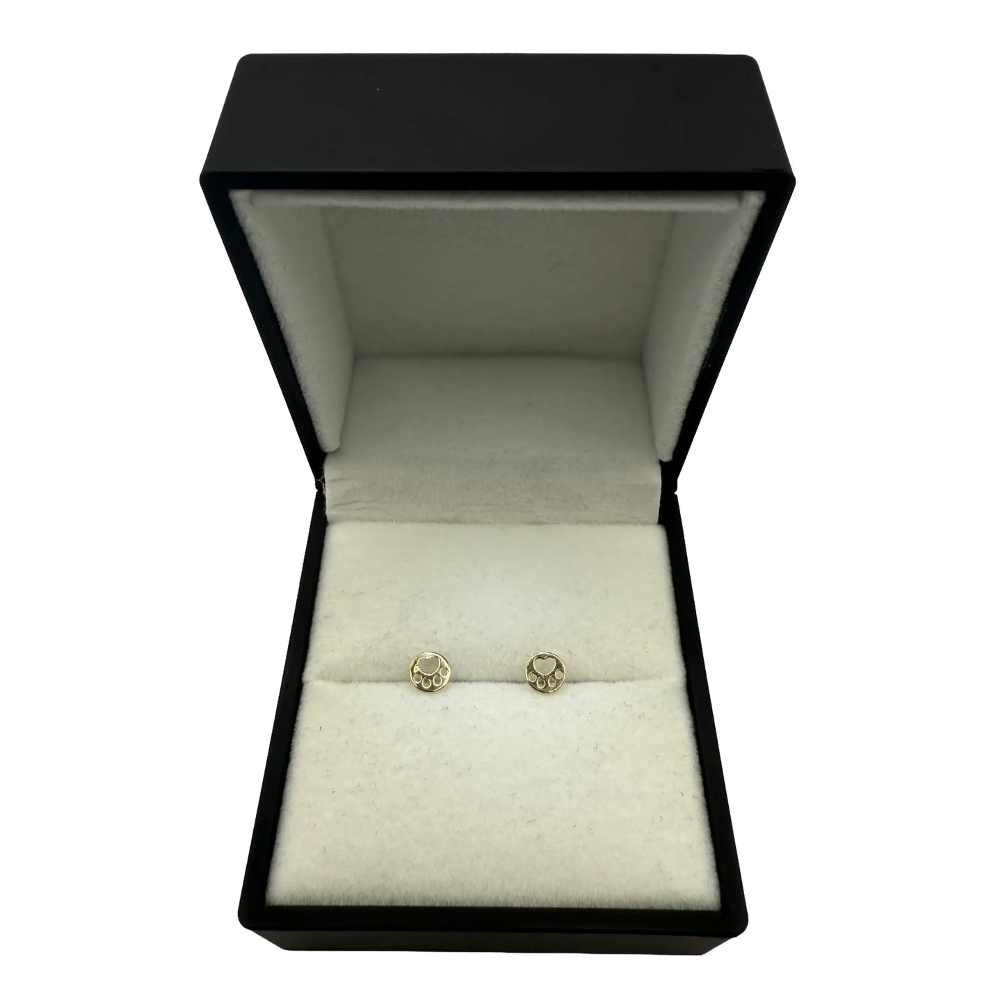 9CT PAW PRINT EARRINGS 6MM Oppulence