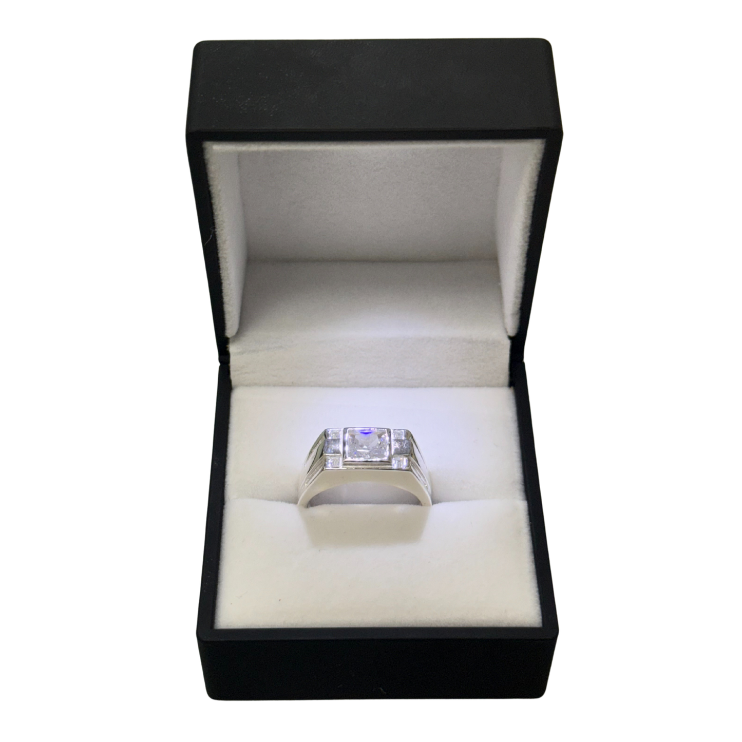 PRINCESS CUT CZ DIAMOND RING Oppulence