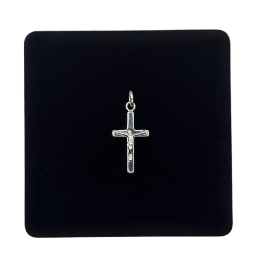 SILVER 30MM CRUFIX PENDANT Oppulence