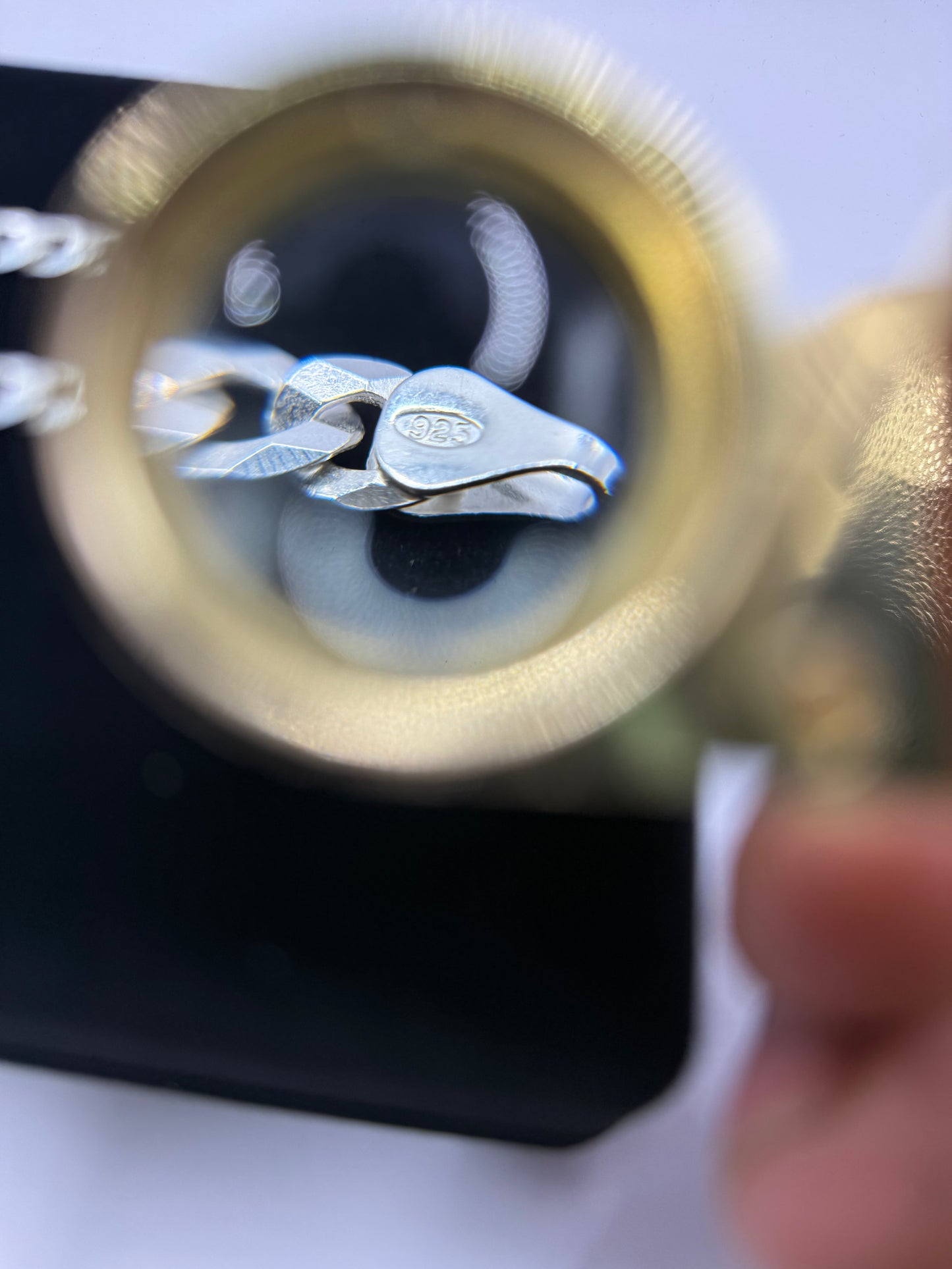 SILVER CURB NECKLACE Oppulence