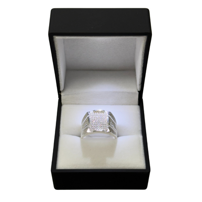 SQUARE CZ DIAMOND RING Oppulence