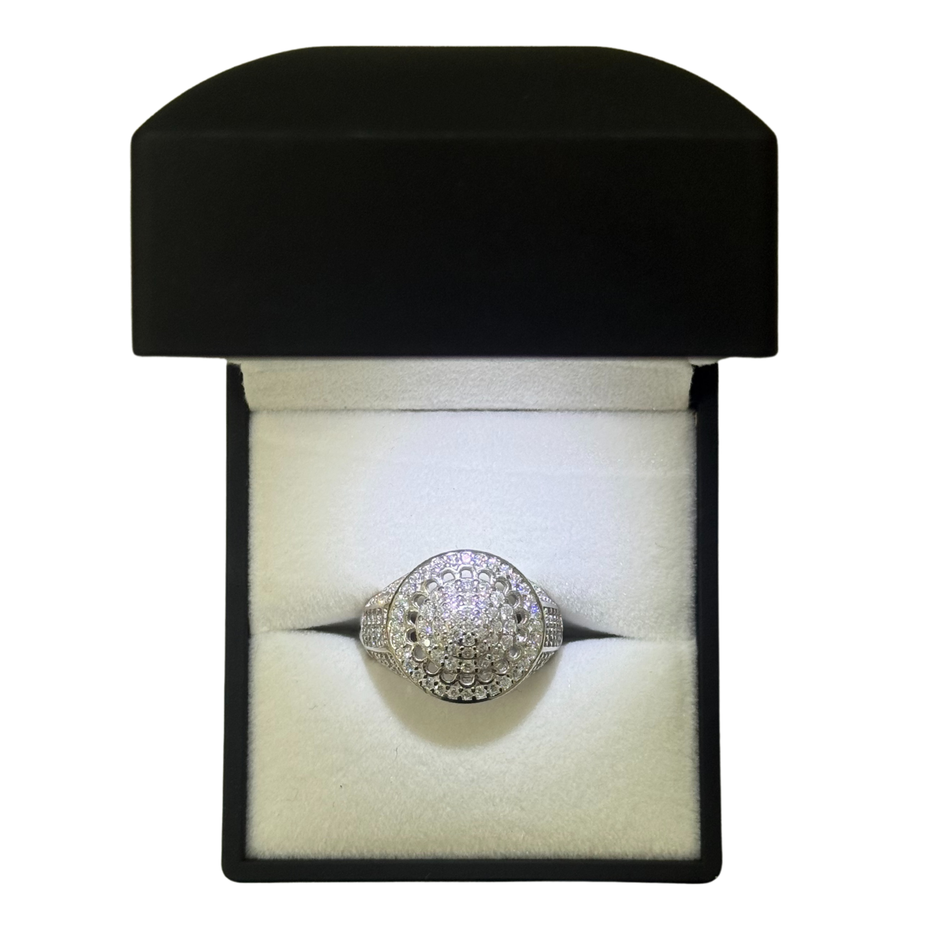 CIRCLES CZ DIAMOND RING Oppulence