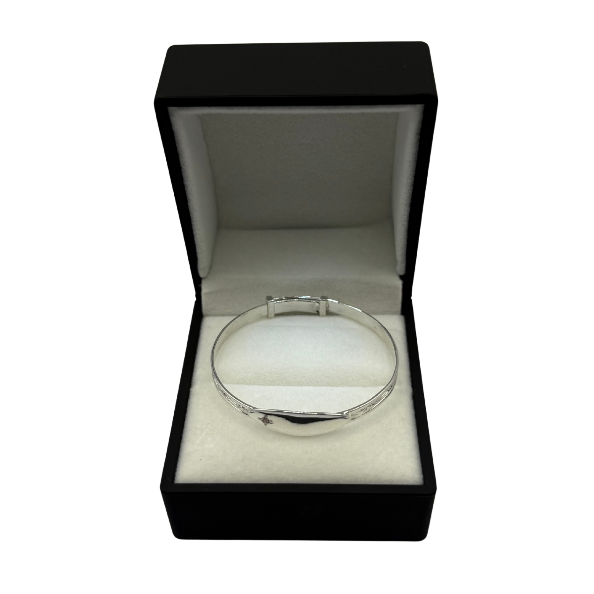 PINK CZ DIAMOND OVAL BABY BANGLE Oppulence