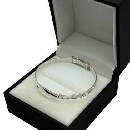 PINK CZ DIAMOND OVAL BABY BANGLE Oppulence