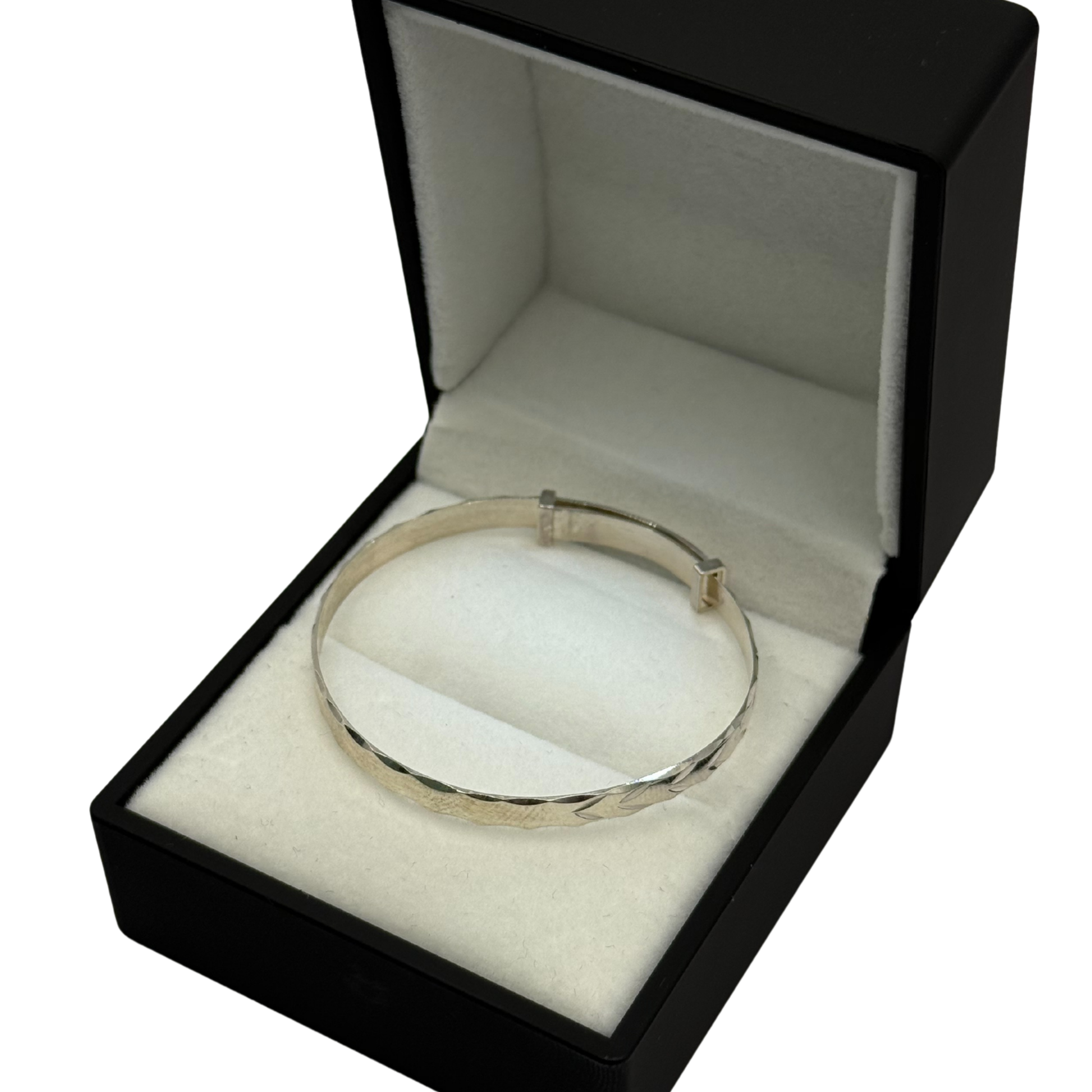 SILVER D/C BABY BANGLE Oppulence