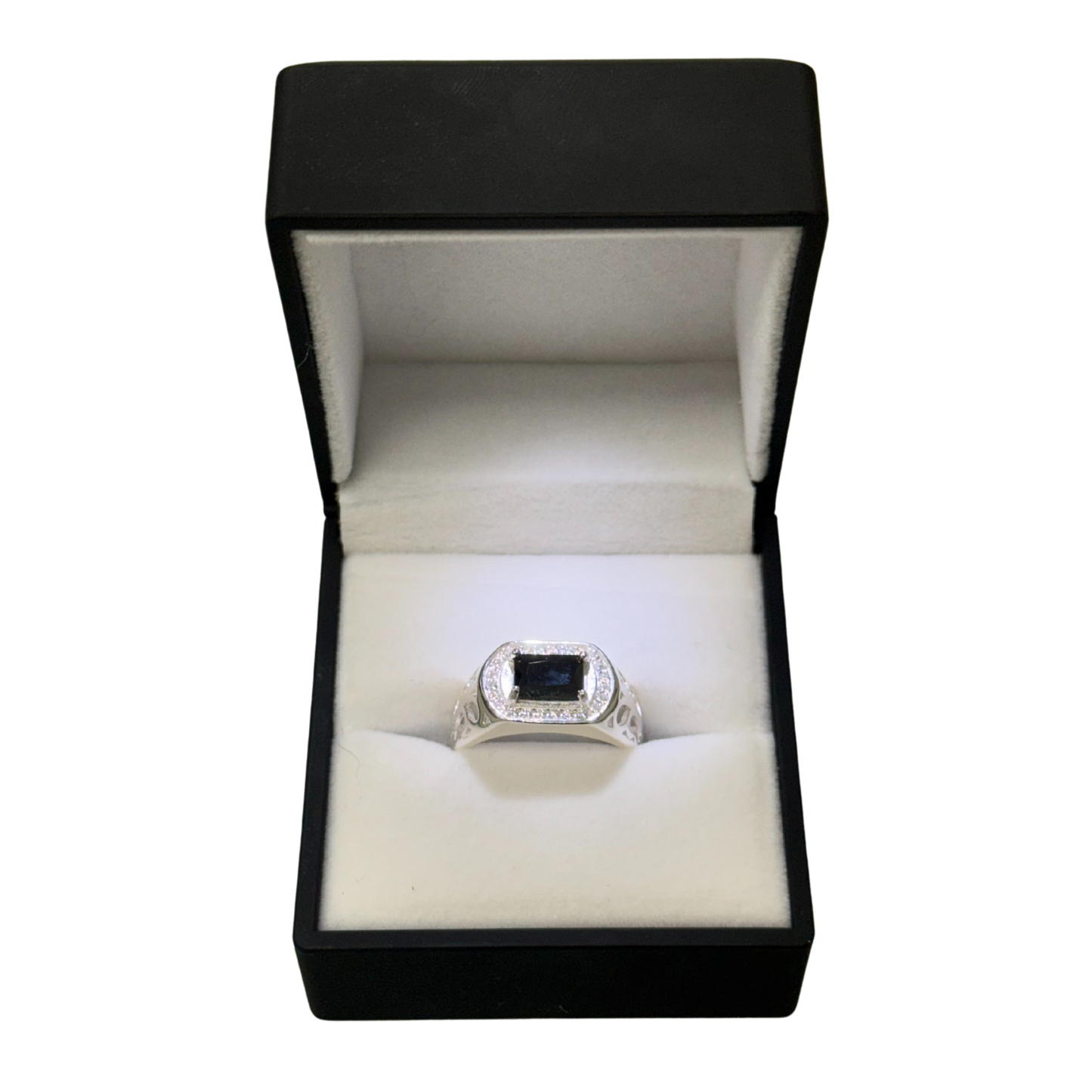 OPAL BAGUETTE CZ DIAMOND RING Oppulence