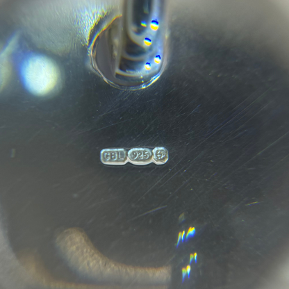 SILVER DOG TAG 35MM X 25MM PENDANT Oppulence