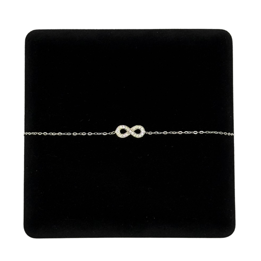 MINI INFINITY LOOP CZ DIAMOND BRACELET Oppulence