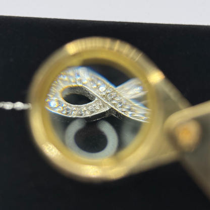 MINI INFINITY LOOP CZ DIAMOND BRACELET Oppulence