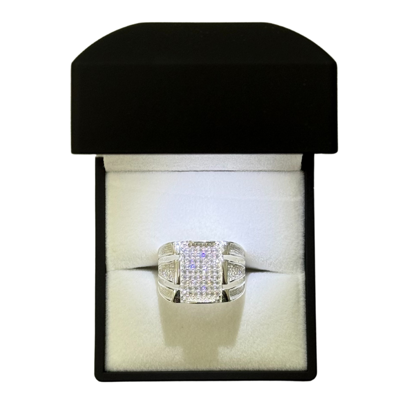SQUARE CZ DIAMOND RING Oppulence