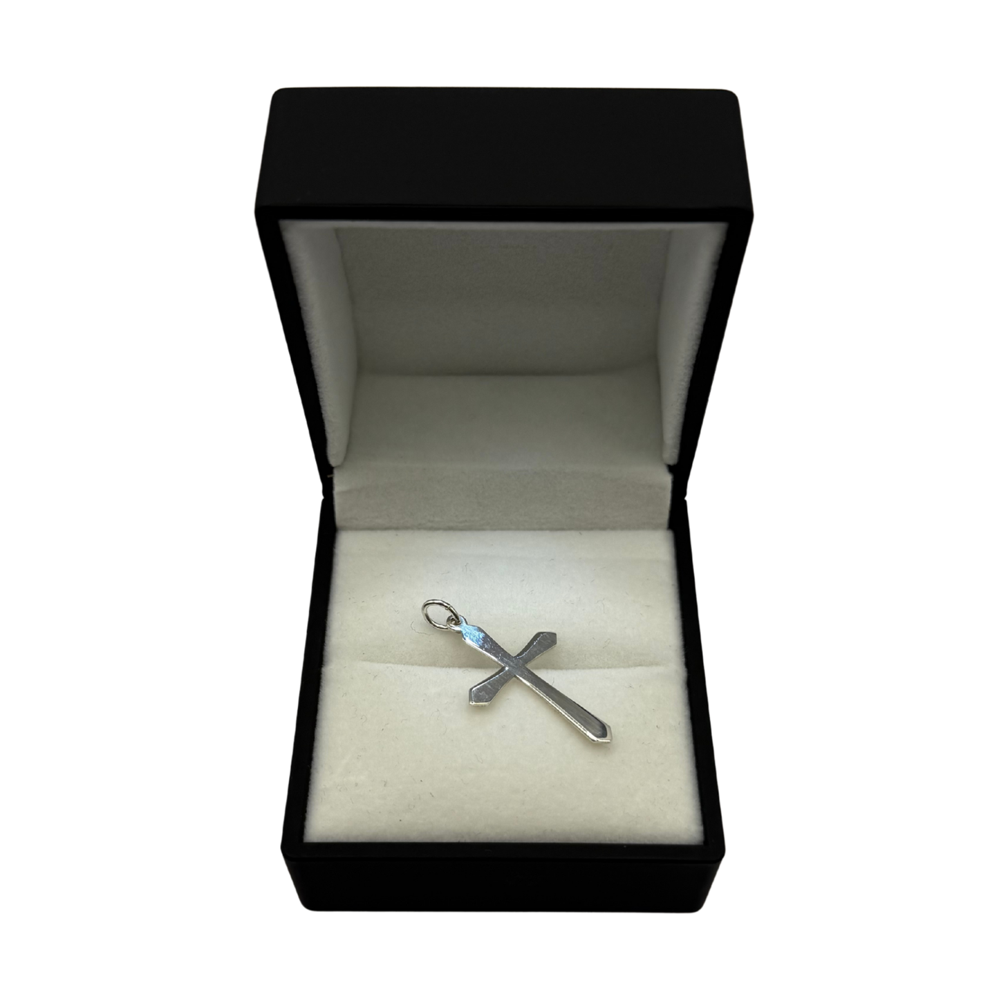 SILVER FANCY CROSS 30MM PENDANT Oppulence