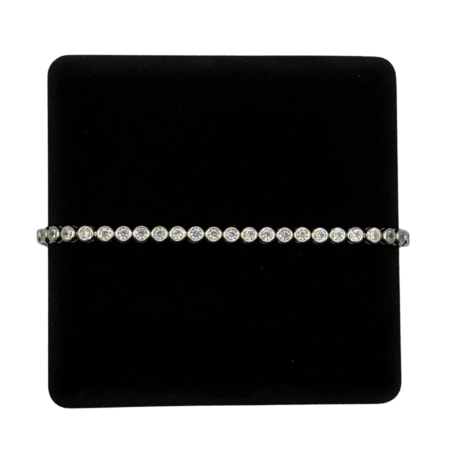 PRINCESS CZ DIAMOND CIRCLES BRACELET Oppulence