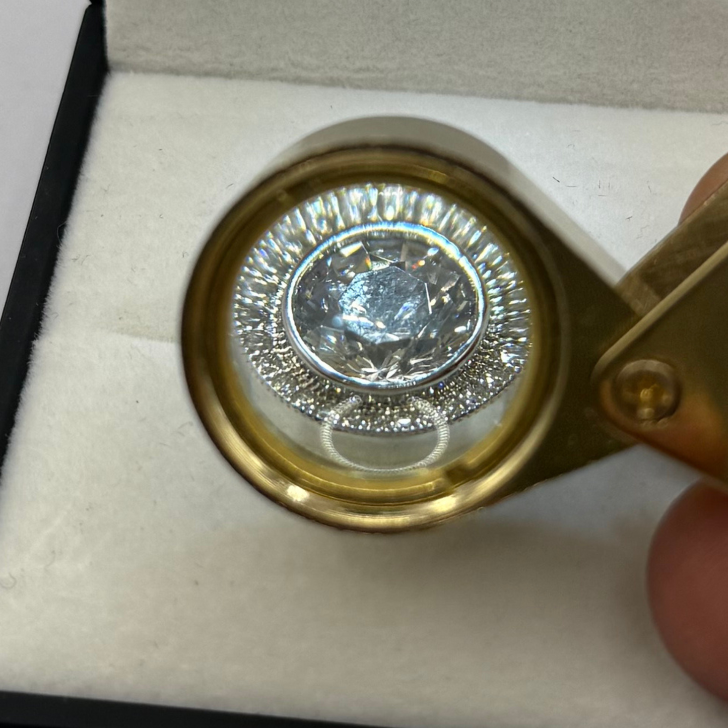 1.5 CT CZ DIAMOND CIRCLE EARRINGS Oppulence