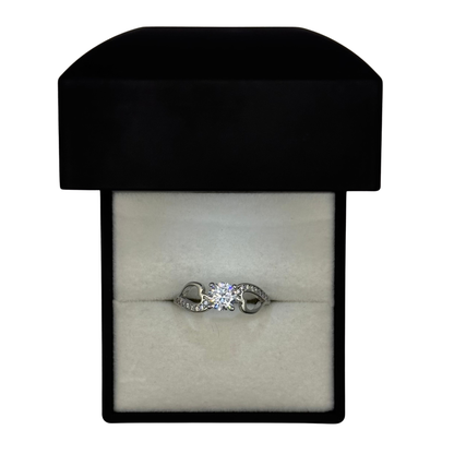 HEART RING WITH CZ DIAMOND Oppulence