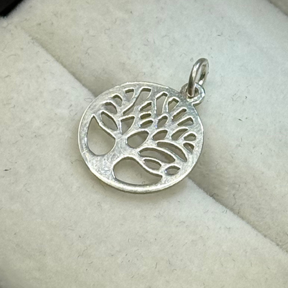 SILVER TREE OF LIFE 15MM PENDANT Oppulence