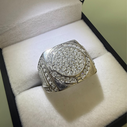 CIRCLE SET CZ DIAMOND RING Oppulence