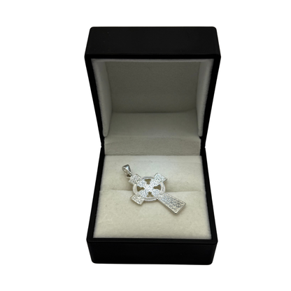 SILVER CELTIC CROSS PENDANT Oppulence