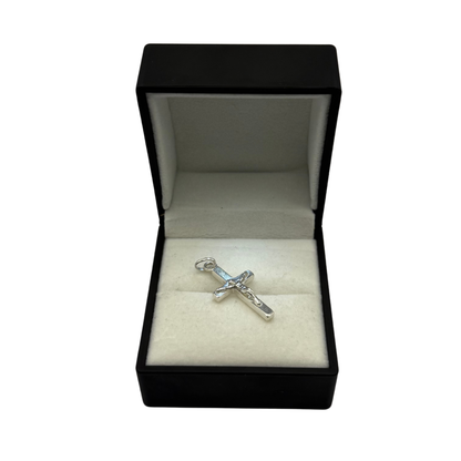 SILVER 30MM CRUFIX PENDANT Oppulence