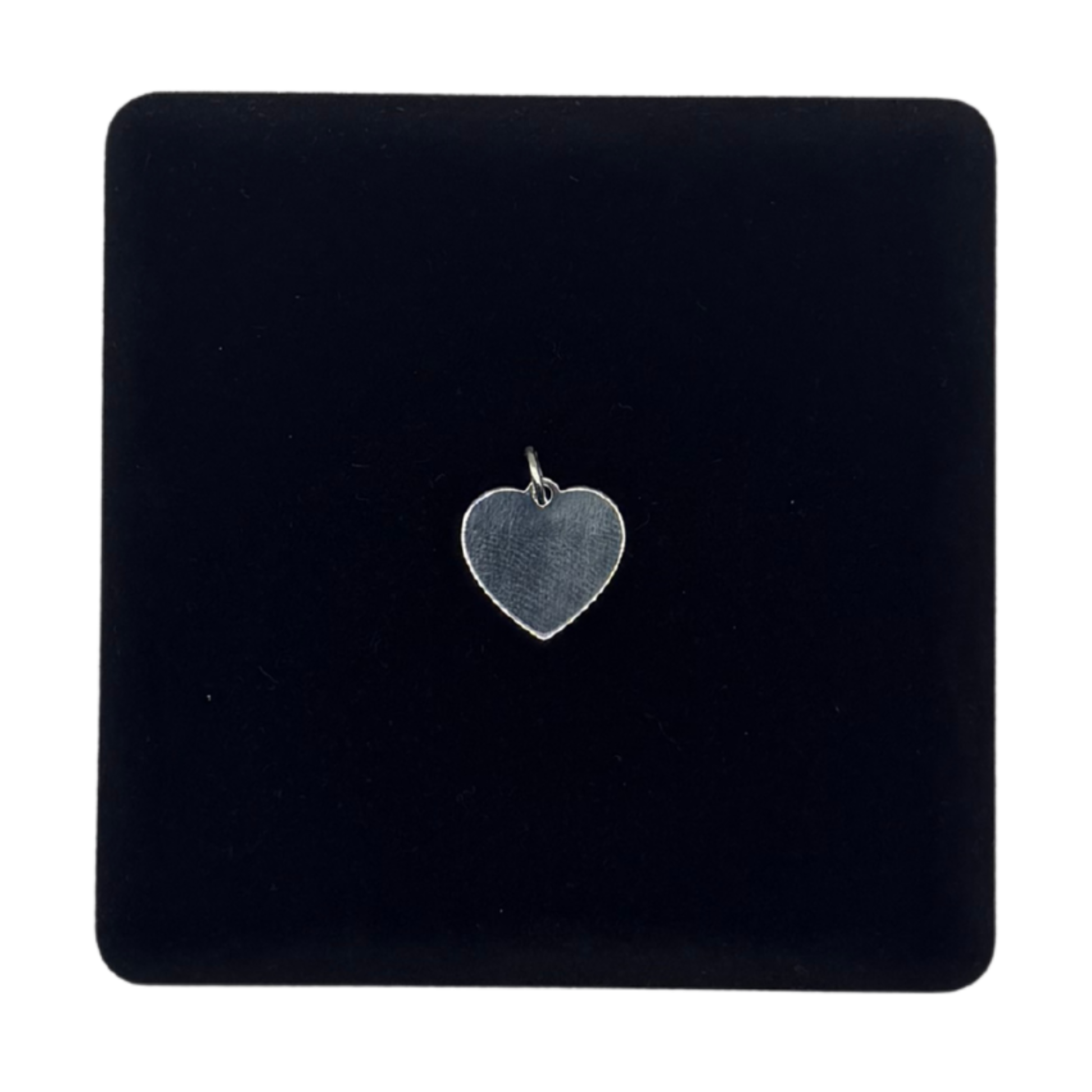 SILVER 16MM HEART PENDANT Oppulence