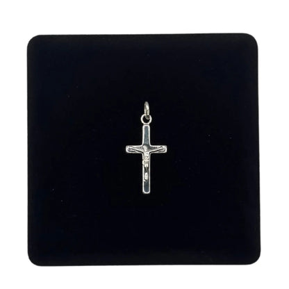 SILVER PEACE CROSS MEDIUM PENDANT Oppulence