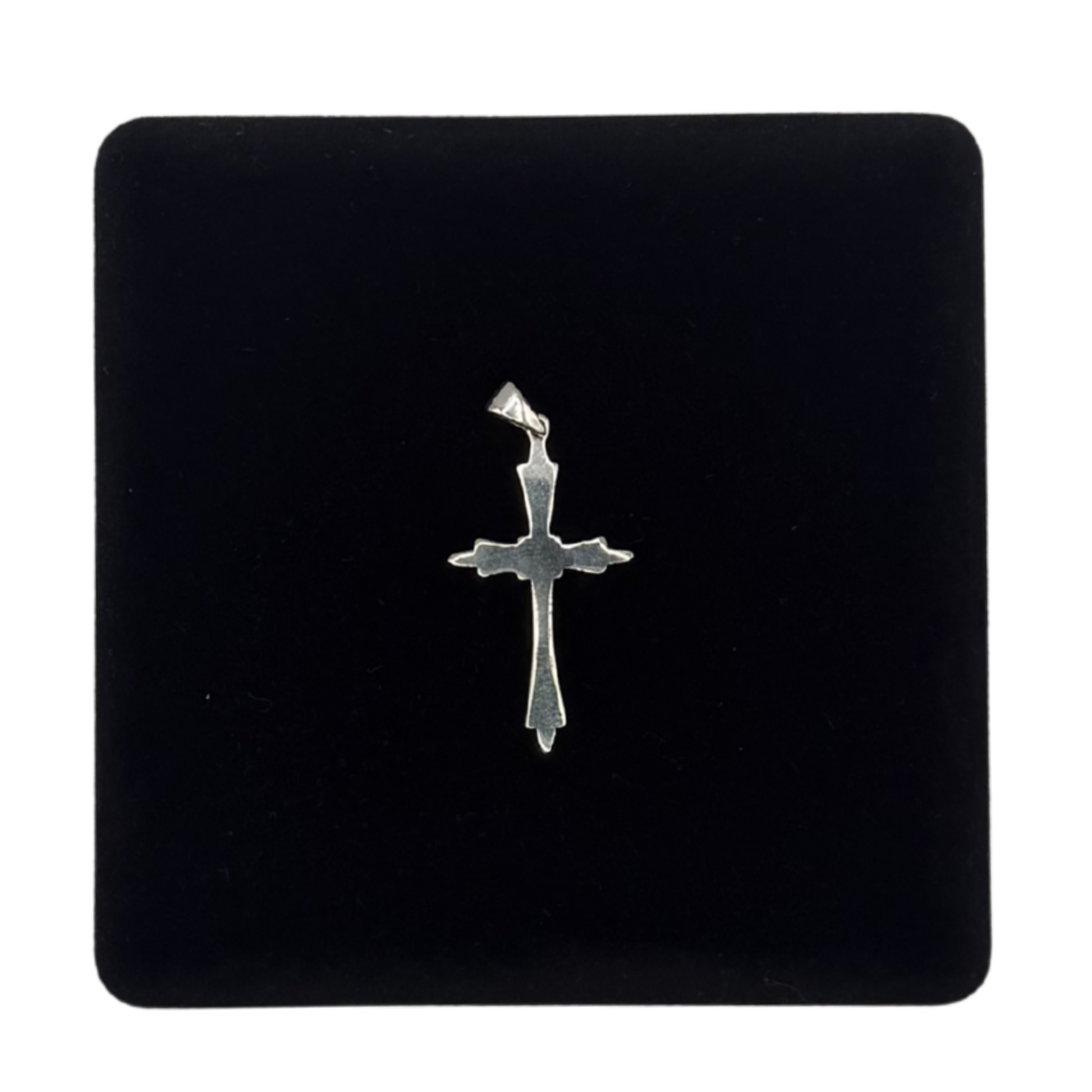 SILVER FANCY CROSS 30MM PENDANT Oppulence