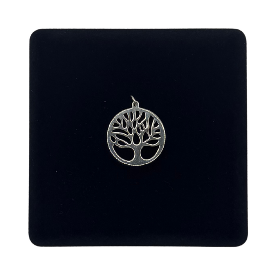 SILVER TREE OF LIFE 25MM PENDANT Oppulence