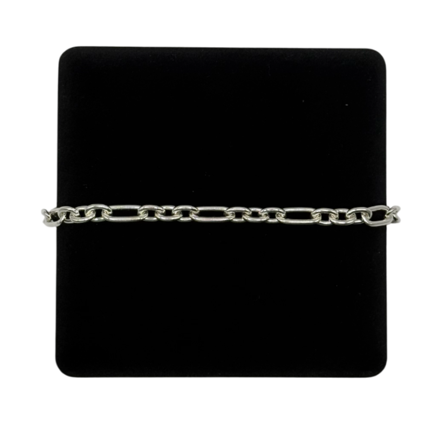 SILVER FETTER 7.5" BRACELET Oppulence