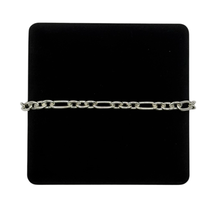 SILVER FETTER 7.5" BRACELET Oppulence