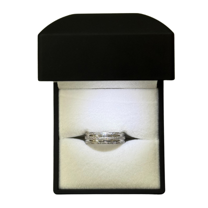 DIAMOND CRUSTED BAND RING Oppulence