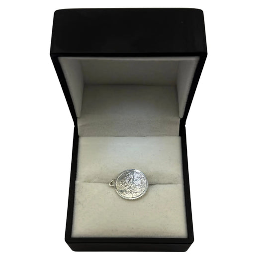 SILVER ST.CHRIS 16MM PENDANT Oppulence
