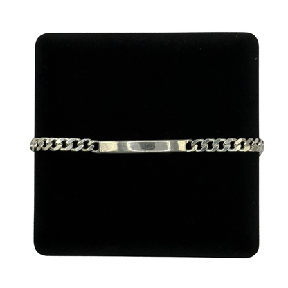 SILVER ID 150 8.5" BRACELET Oppulence
