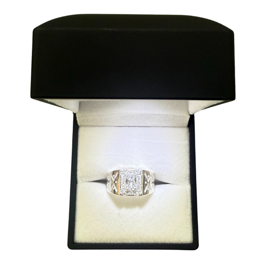 OPAL CZ DIAMOND RING Oppulence