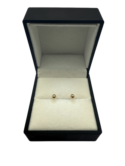 9CT BEAD STUDS Oppulence