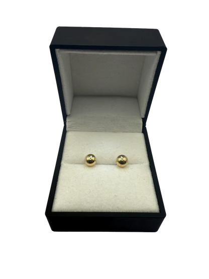 9CT BEAD STUDS Oppulence