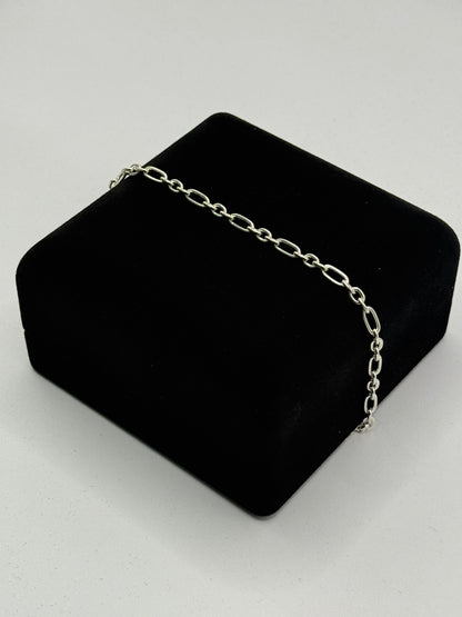 SILVER FETTER 7.5" BRACELET Oppulence