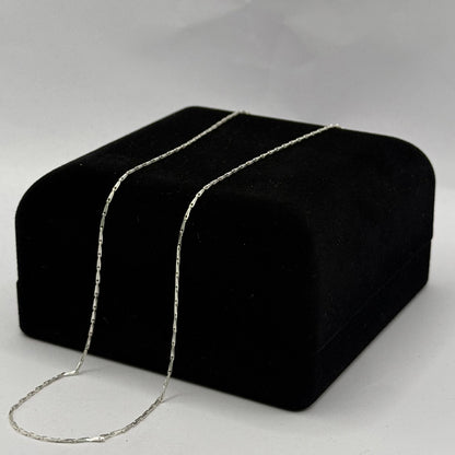 SILVER HAYSEED 18" NECKLACE Oppulence